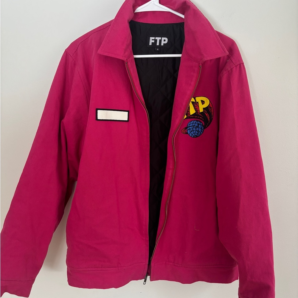 FTP Magenta Zip Jacket with Patch - image 1